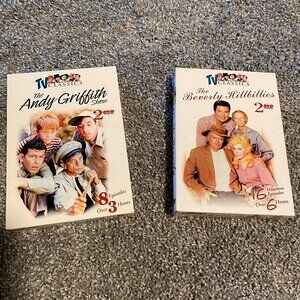 DVDs TV Classics, Andy Griffith and The Beverly Hillbillies. 2 DVD sets.